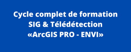 Cycle complet de formation SIG et Télédétection avec ArcGIS PRO et ENVI