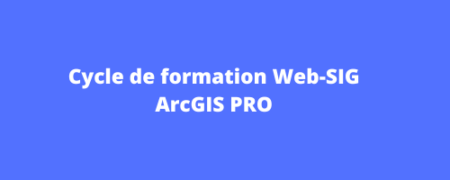 Cycle de formation Web-SIG ArcGIS PRO en ligne
